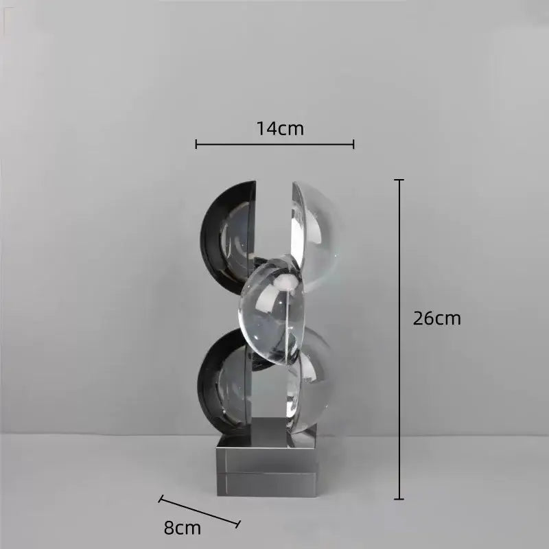 Silver Crystal Sculpture