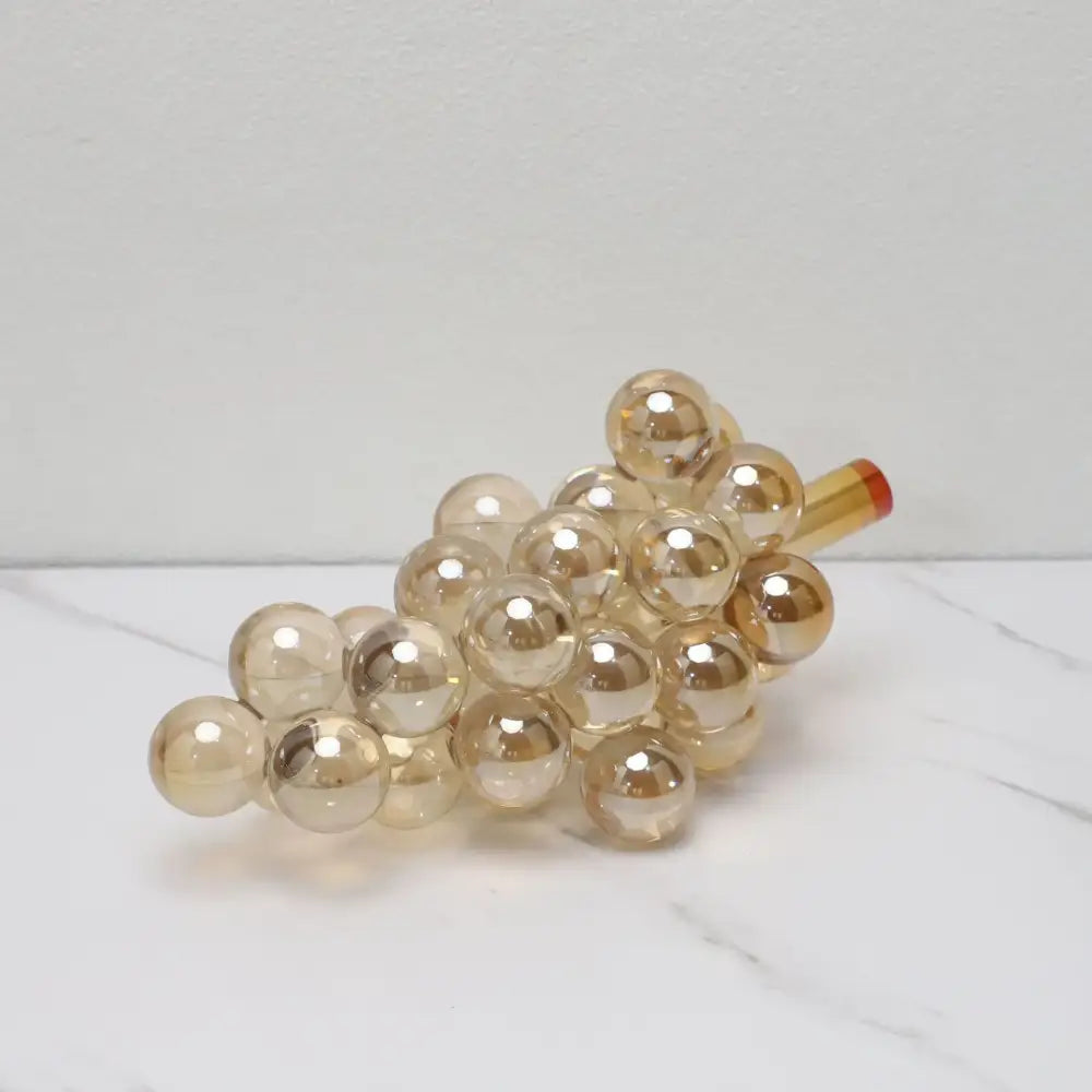 Gold Chrome Crystal Sculpture