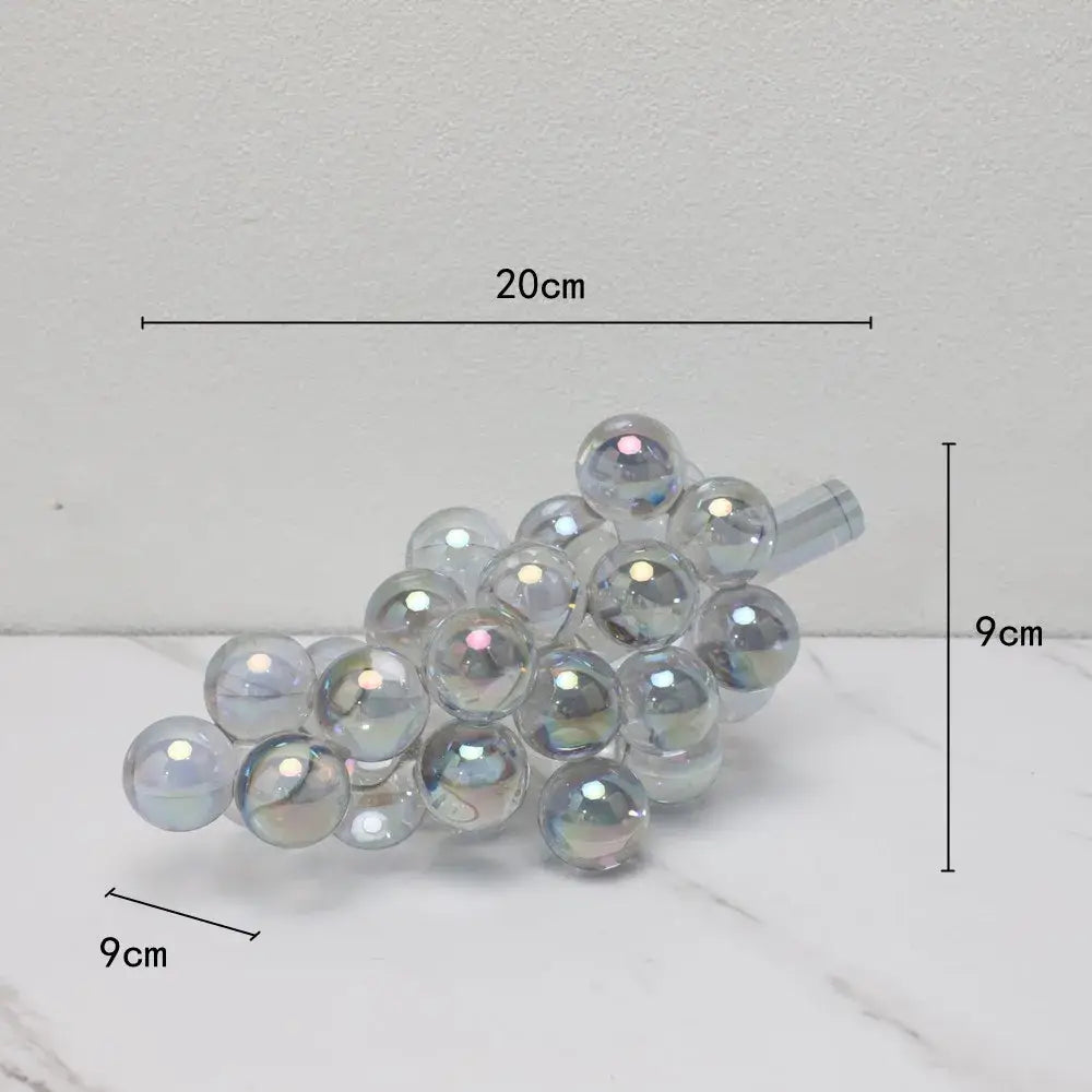 Gold Chrome Crystal Sculpture