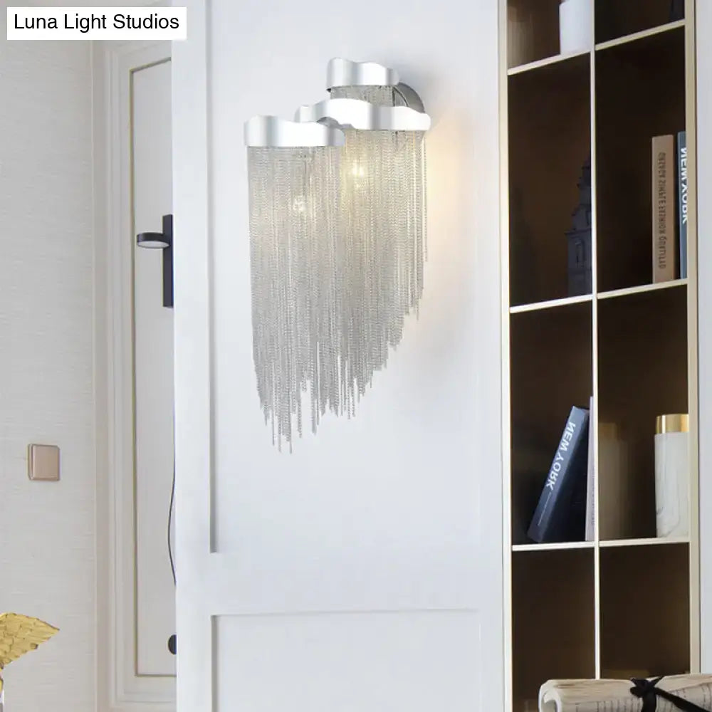 Gold Tassel Wall Lamp Aluminum Design