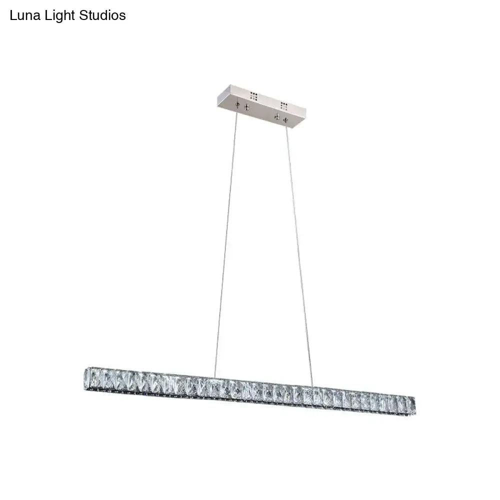 Crystal Linear Pendant Light