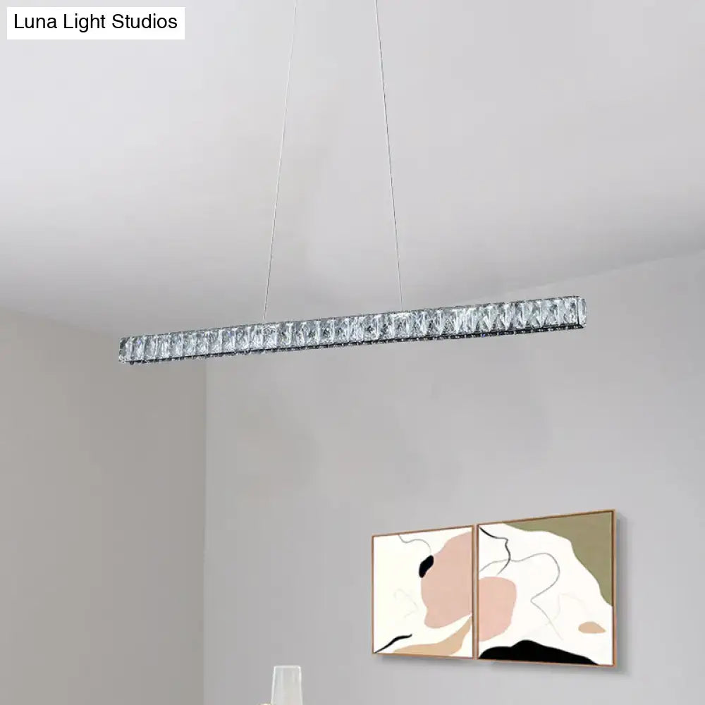 Crystal Linear Pendant Light