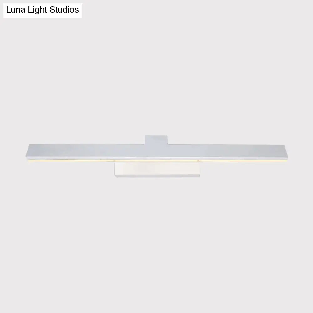 Silver Minimalist Vanity Light