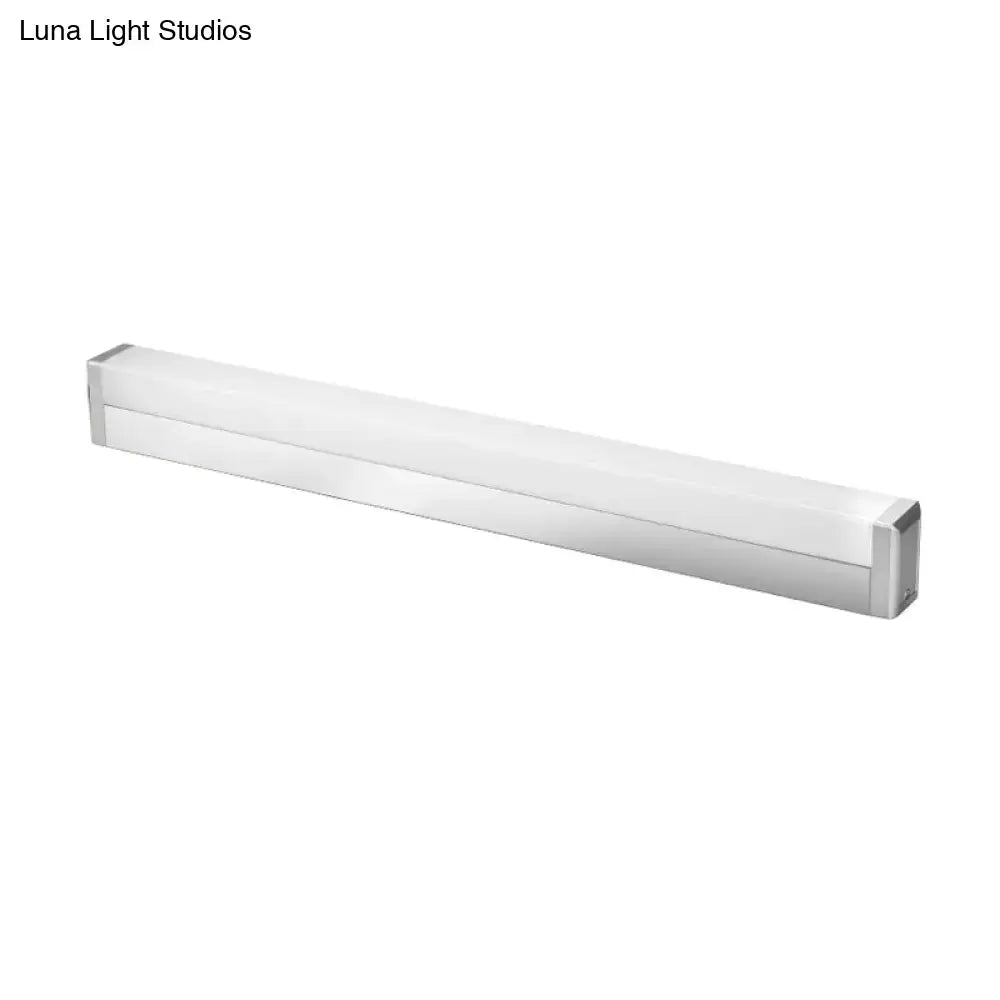 Silver Rectangular LED Light