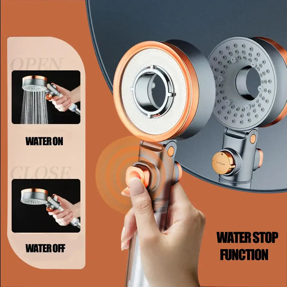 Rose Gold Dual Shower Head