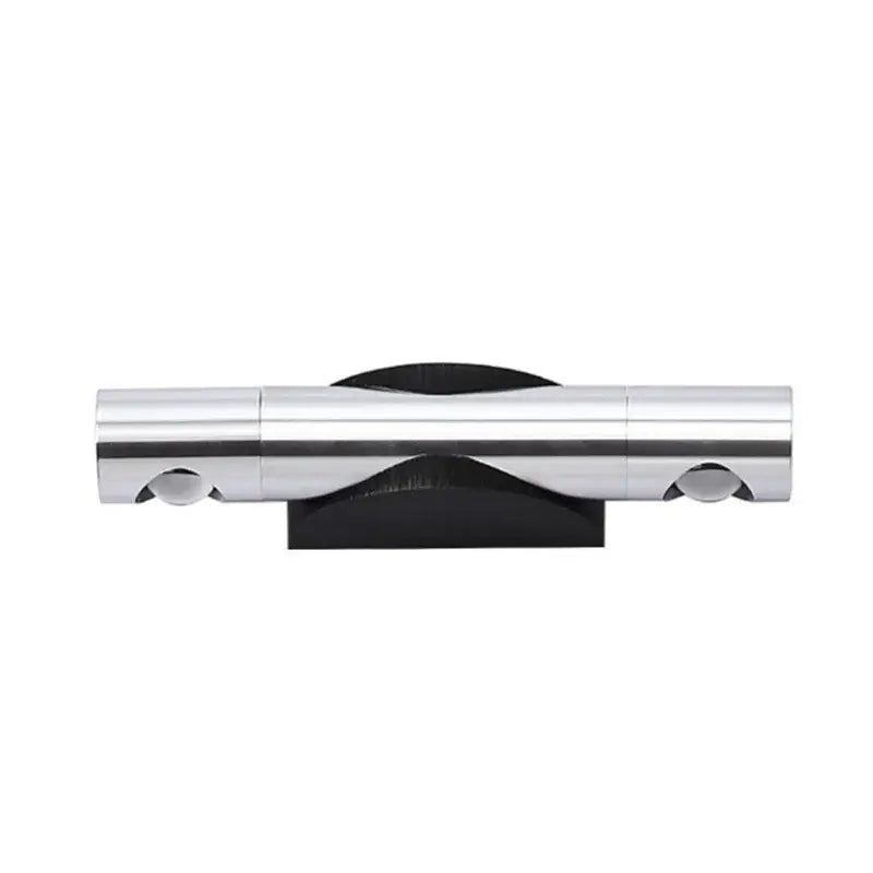 Silver Dual Spot Wall Lamp