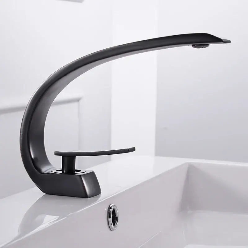 Chrome Waterfall Basin Faucet