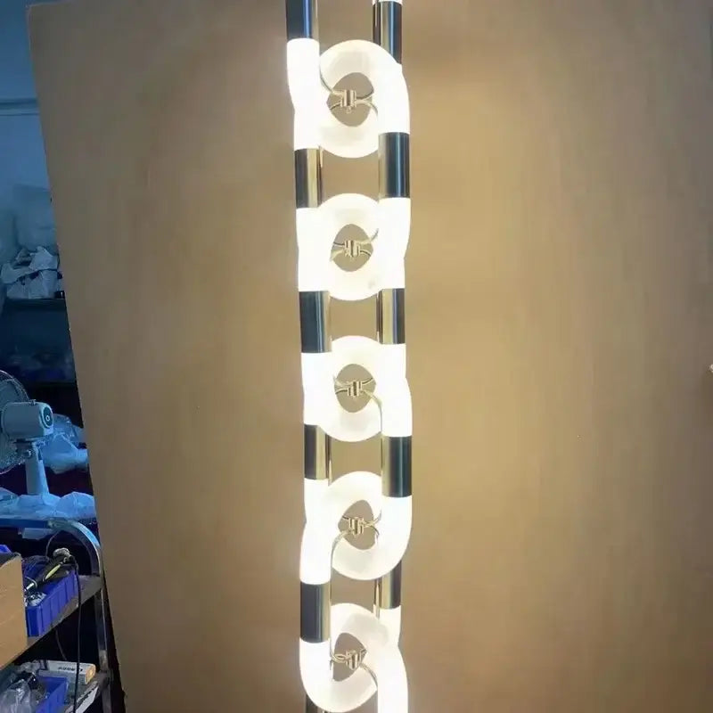 Crystal Gold Chain Chandelier