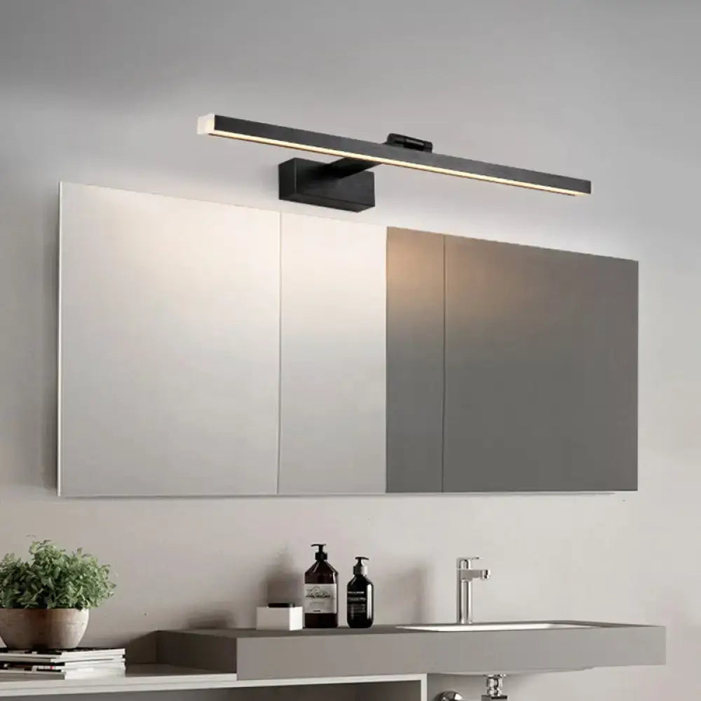Silver Linear Vanity Light