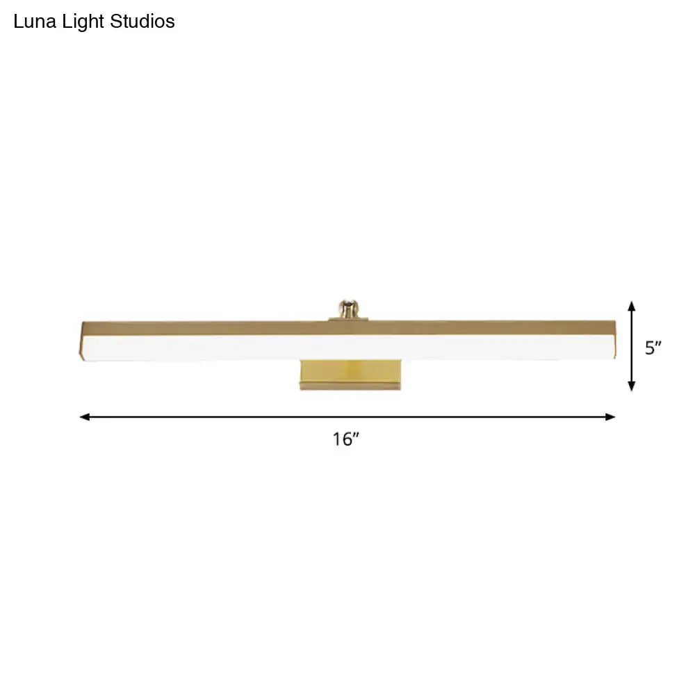 Brass LED Wall Light