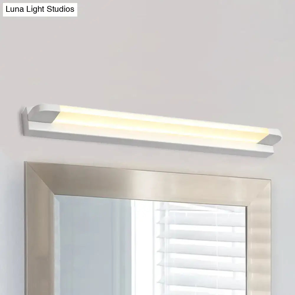 Black White Vanity Light Five Size Options
