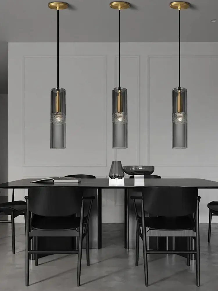 Crystal Copper Pendant Light