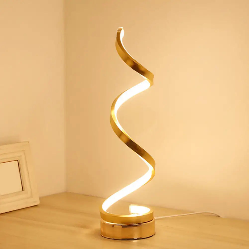 Black Gold LED Table Lamp