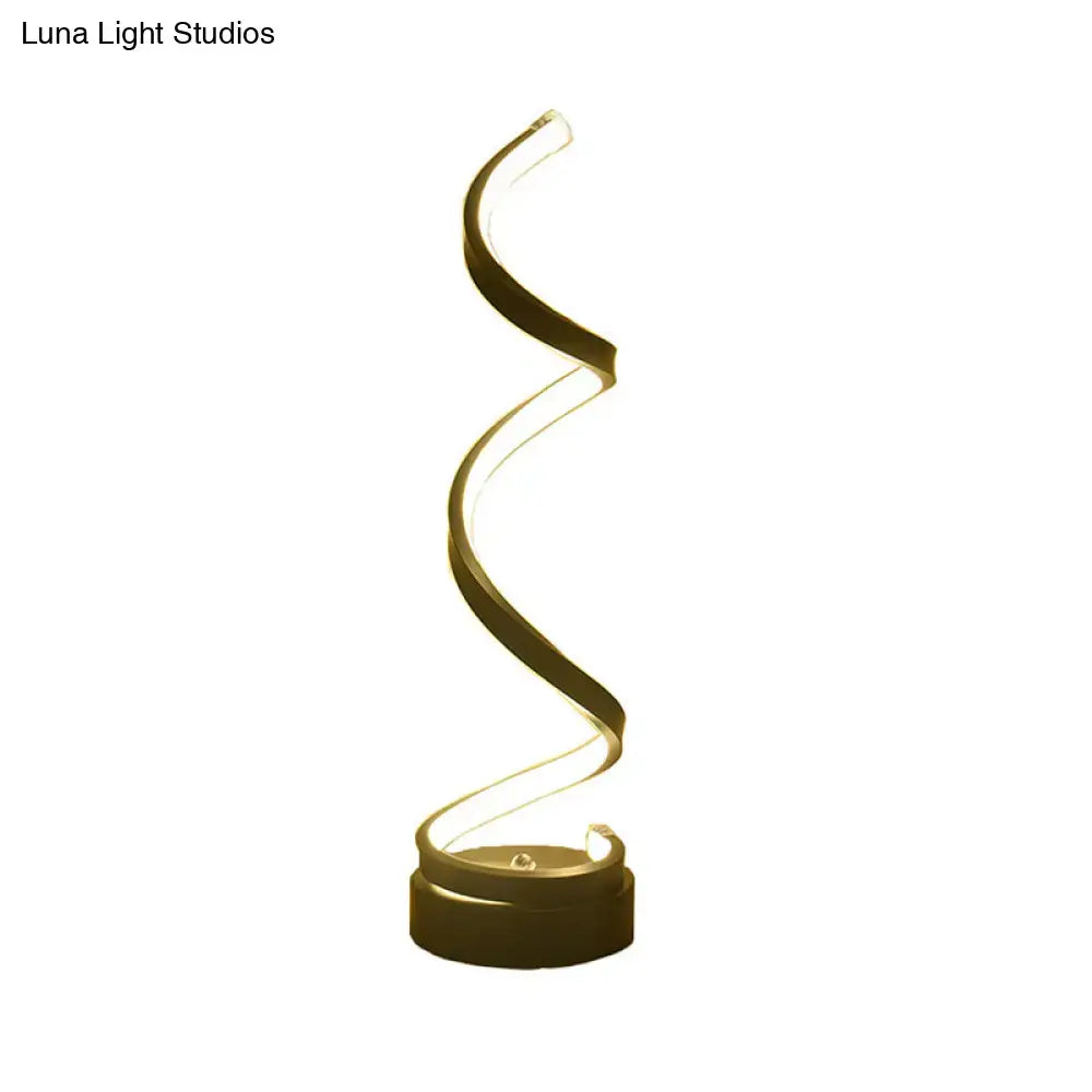 Black Gold LED Table Lamp