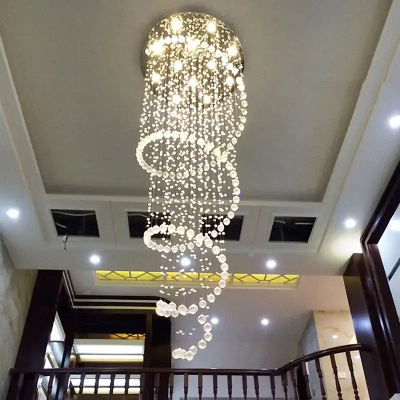 Crystal LED Ceiling Chandelier For Corridors