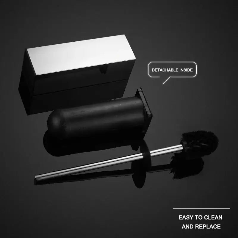 Gold Square Toilet Brush Set