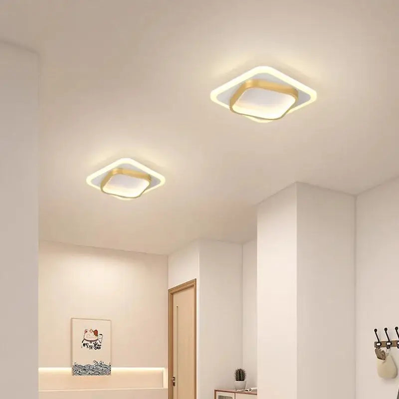 Black Square LED Ceiling Light