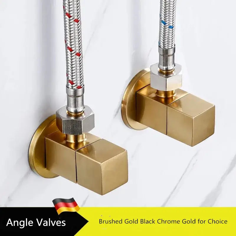 Black Brass Angle Valve