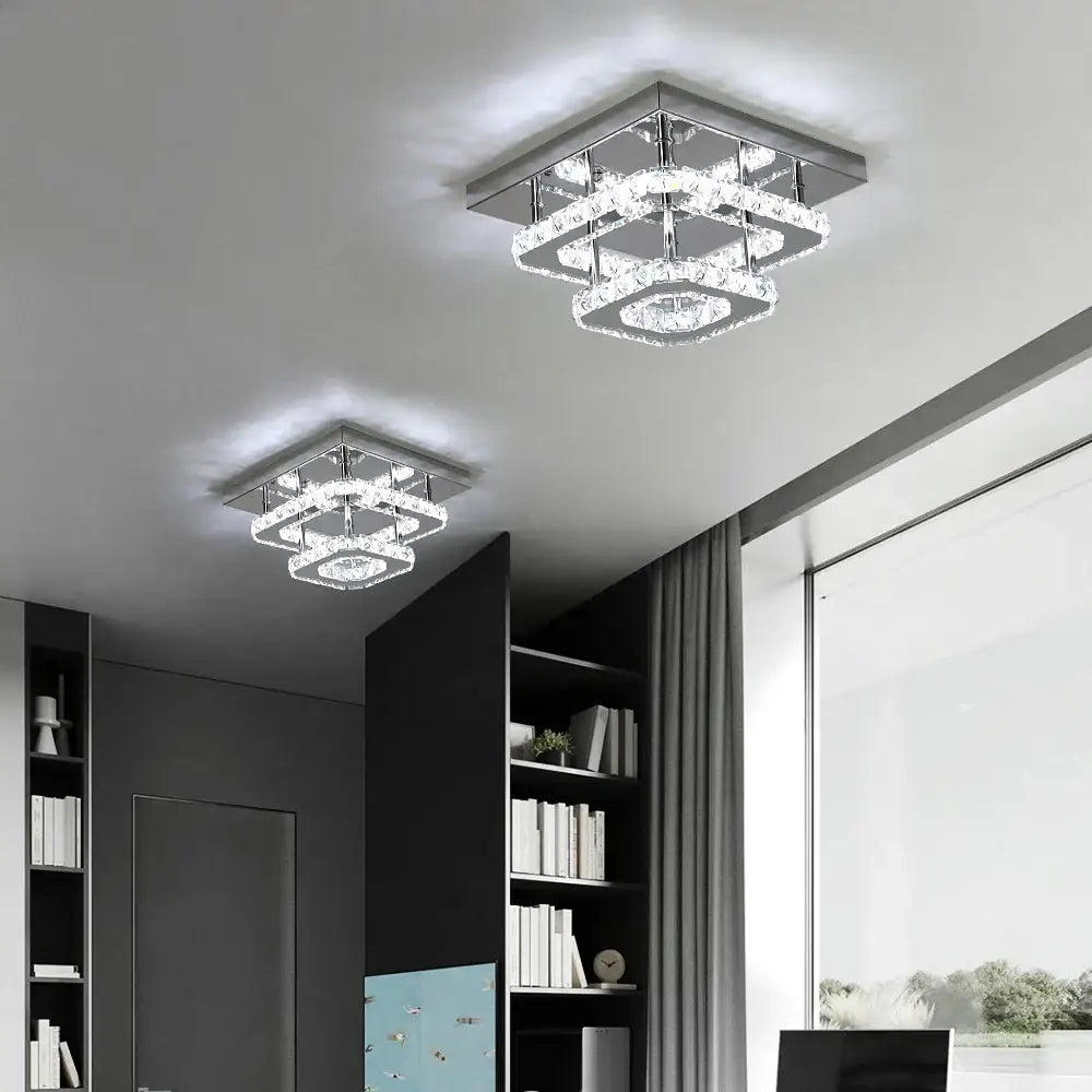 Crystal LED Dining Chandelier