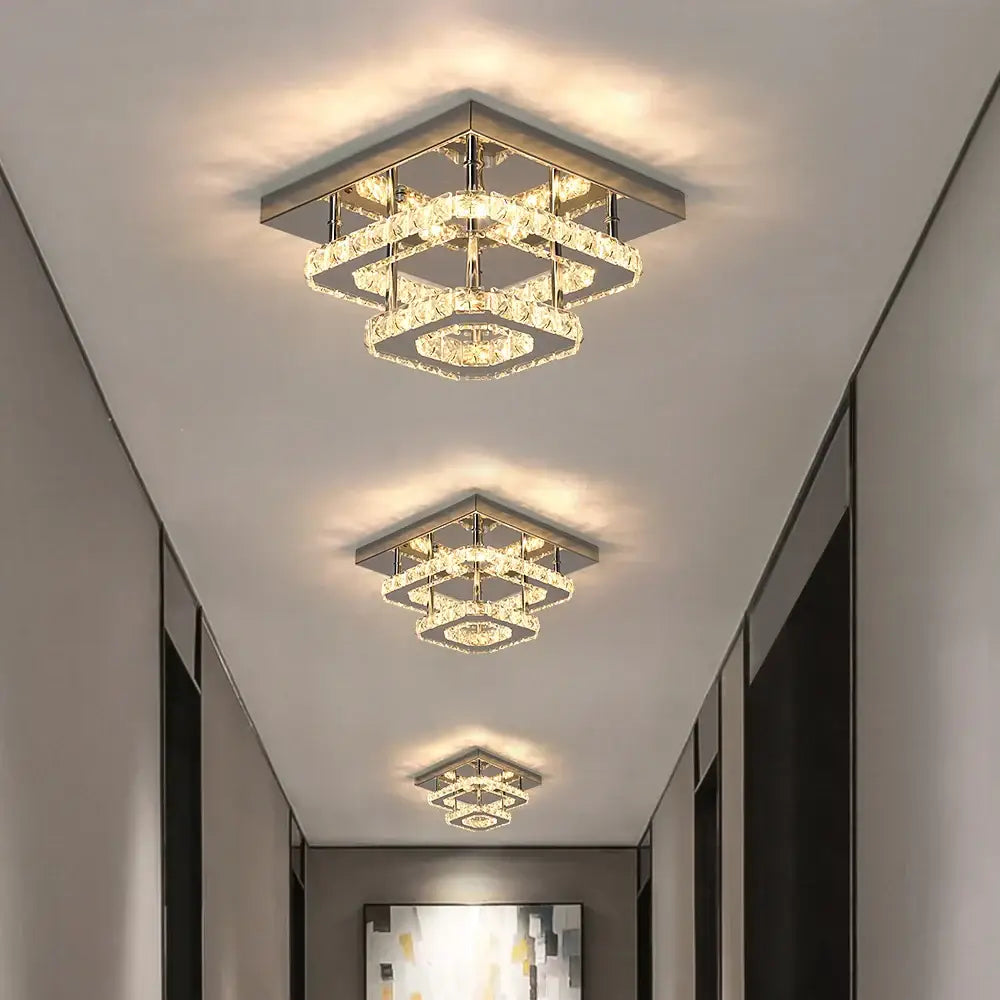 Crystal LED Dining Chandelier