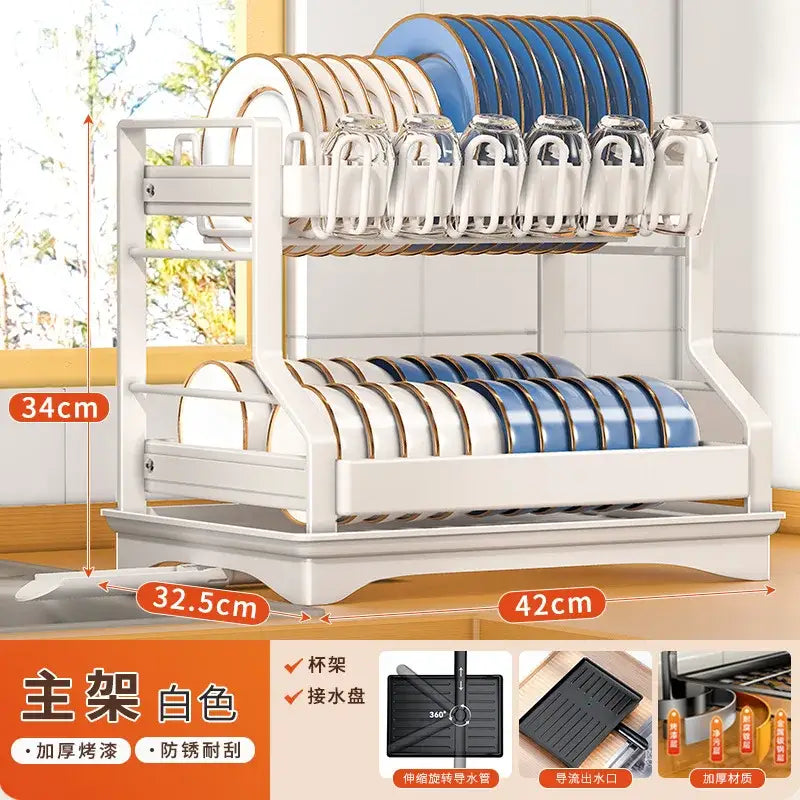 Black Dish Drying Rack