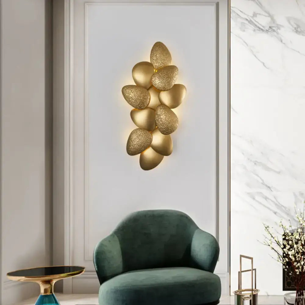 Gold Squama Wall Sconce 3 or 6 Light