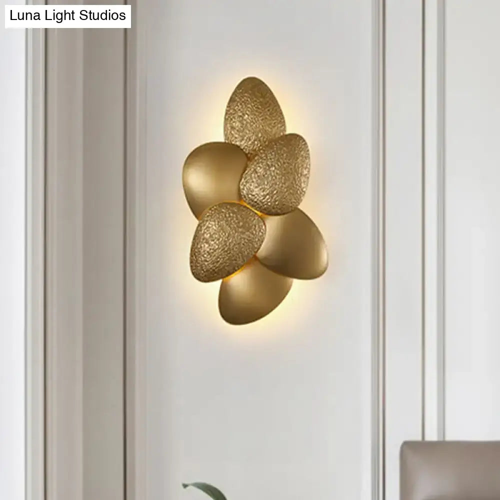 Gold Squama Wall Sconce 3 or 6 Light