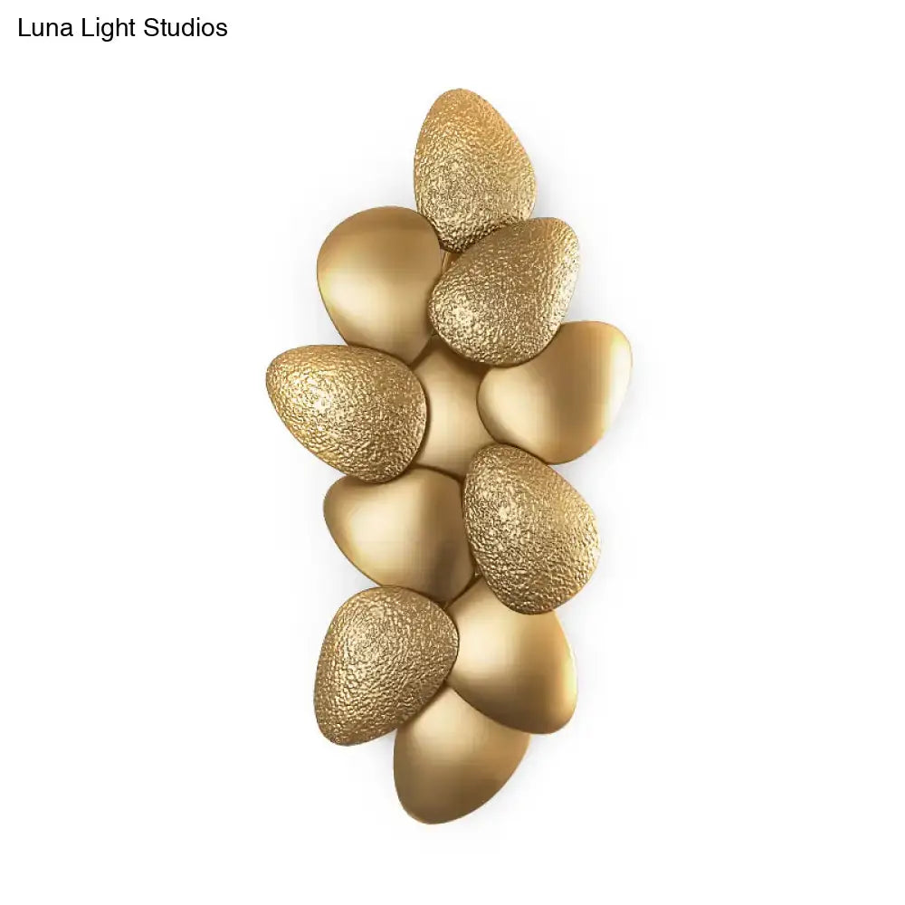Gold Squama Wall Sconce 3 or 6 Light