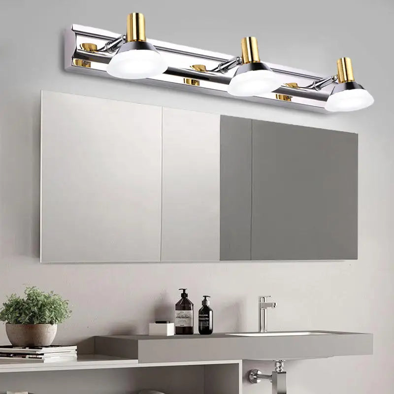 Chrome Gold Vanity Light