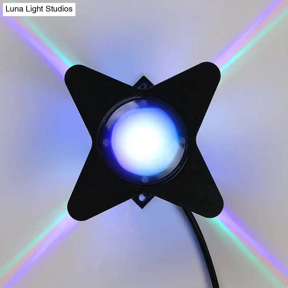 Black Petals Wall Sconce