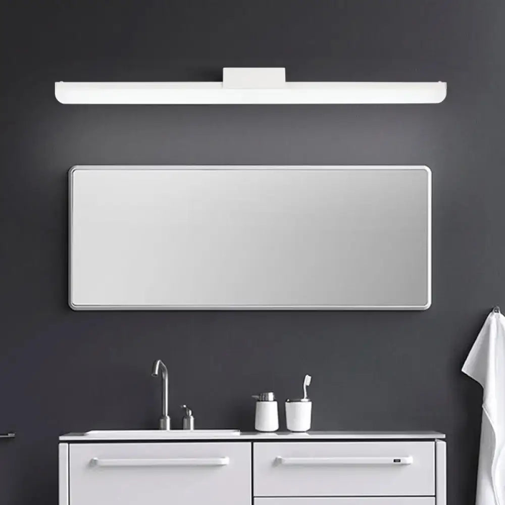 Black White Linear Sconce