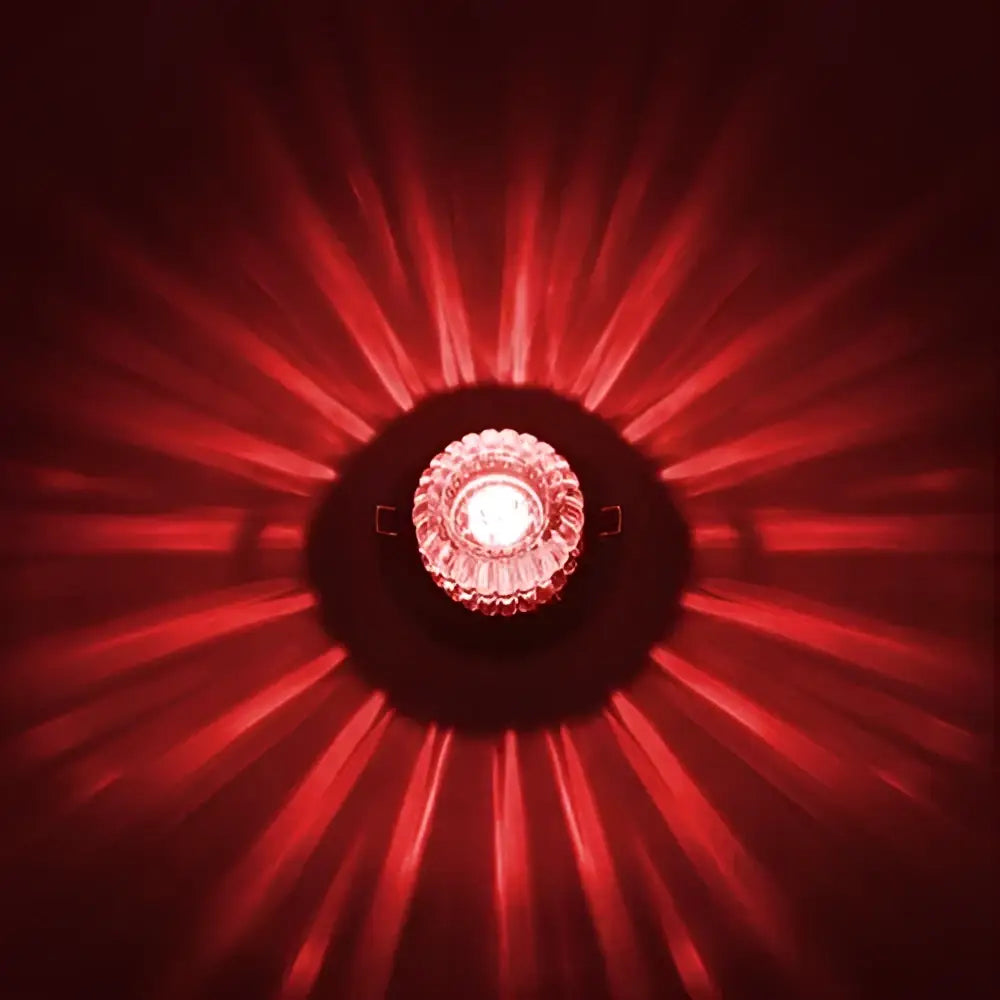 Crystal Sunburst Ceiling Light