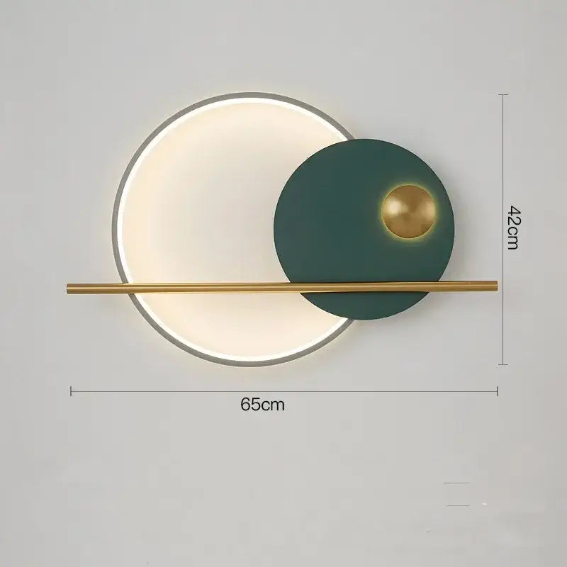 Terracotta Circular Wall Lamp