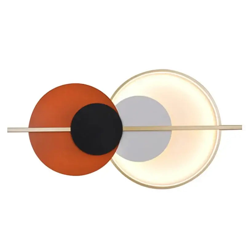 Terracotta Circular Wall Lamp