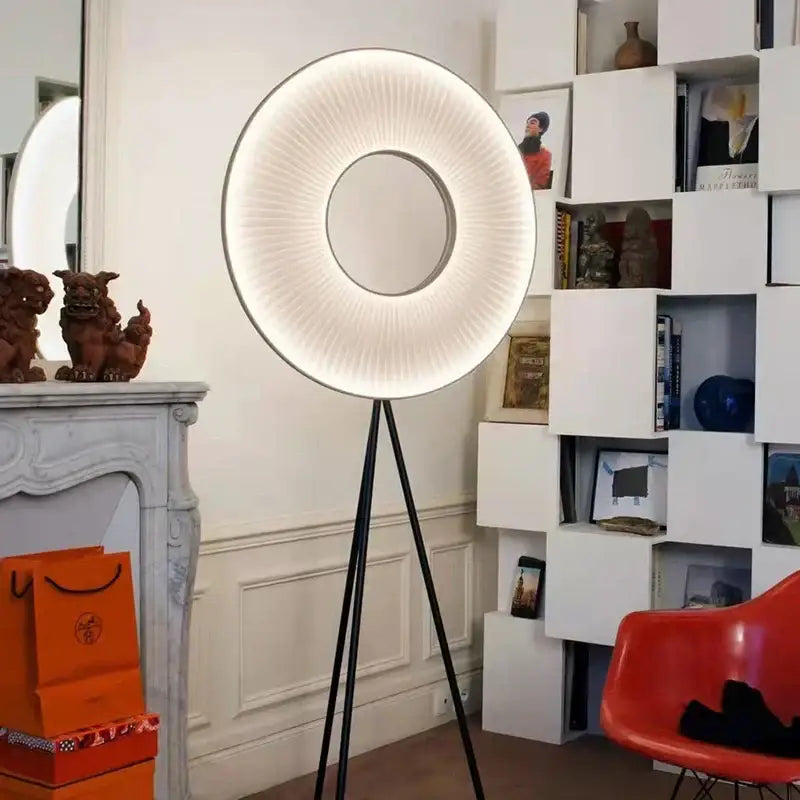 Fabric Round Pendant Light