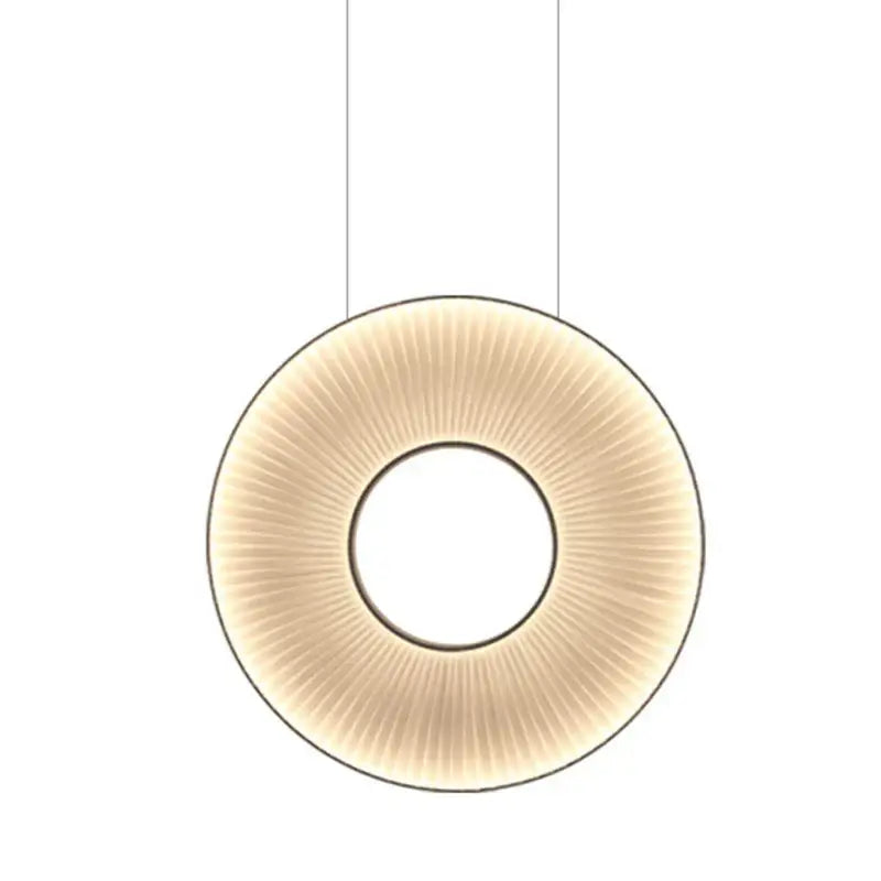 Fabric Round Pendant Light