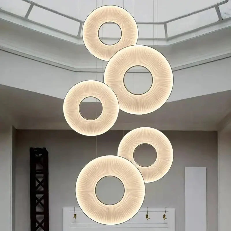 Fabric Round Pendant Light