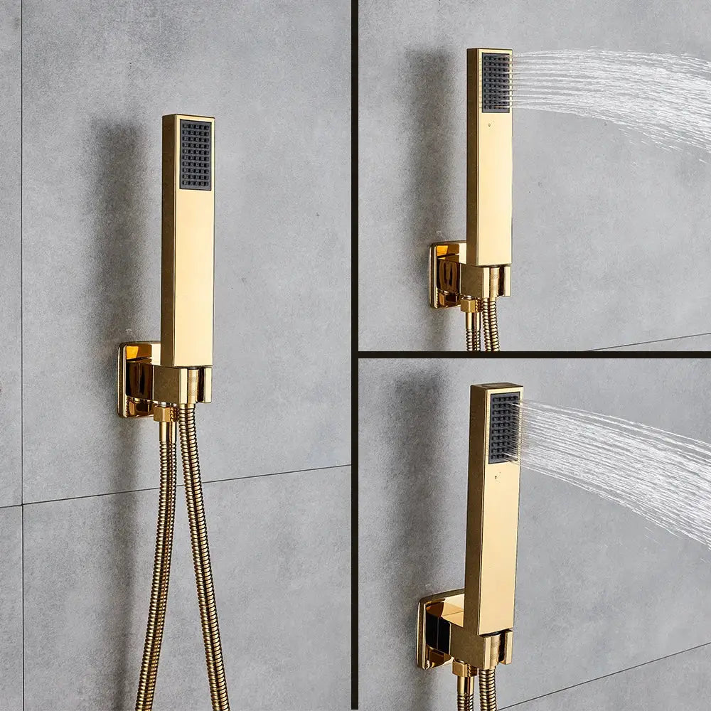Gold Rain Shower Faucet