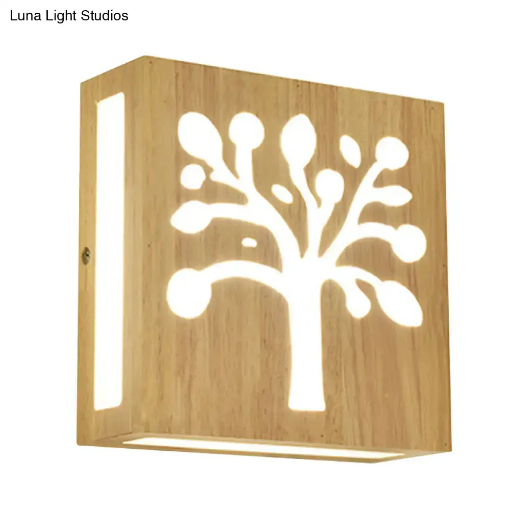 Bamboo Tree Pattern Wall Light