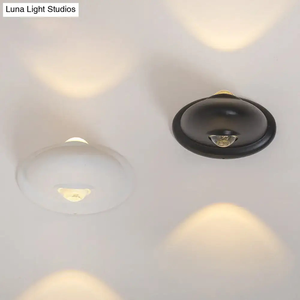 White Chrome Wall Sconce