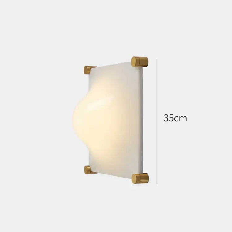 Cream Frosted Glass Sconce