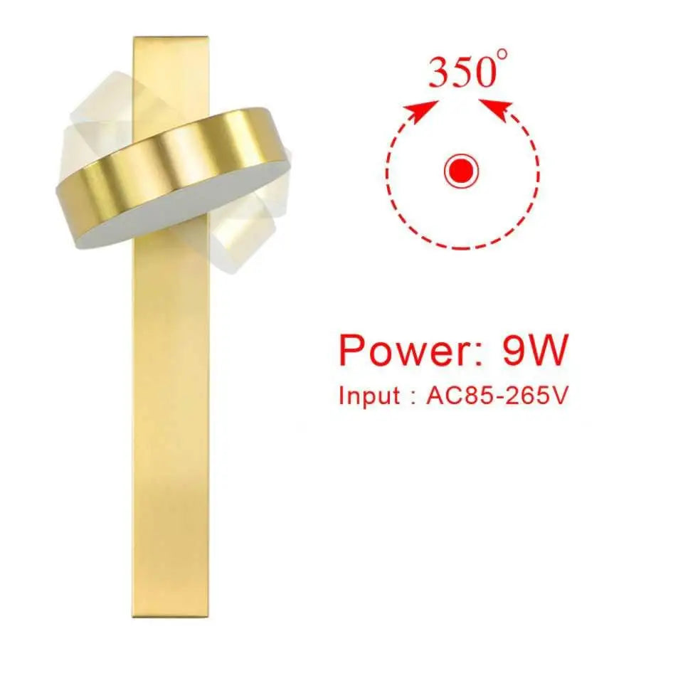 Gold Adjustable Wall Sconce