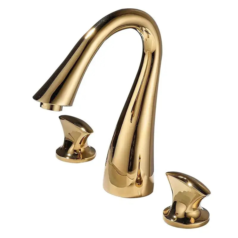 Black Gold Basin Faucet Waterfall Spout