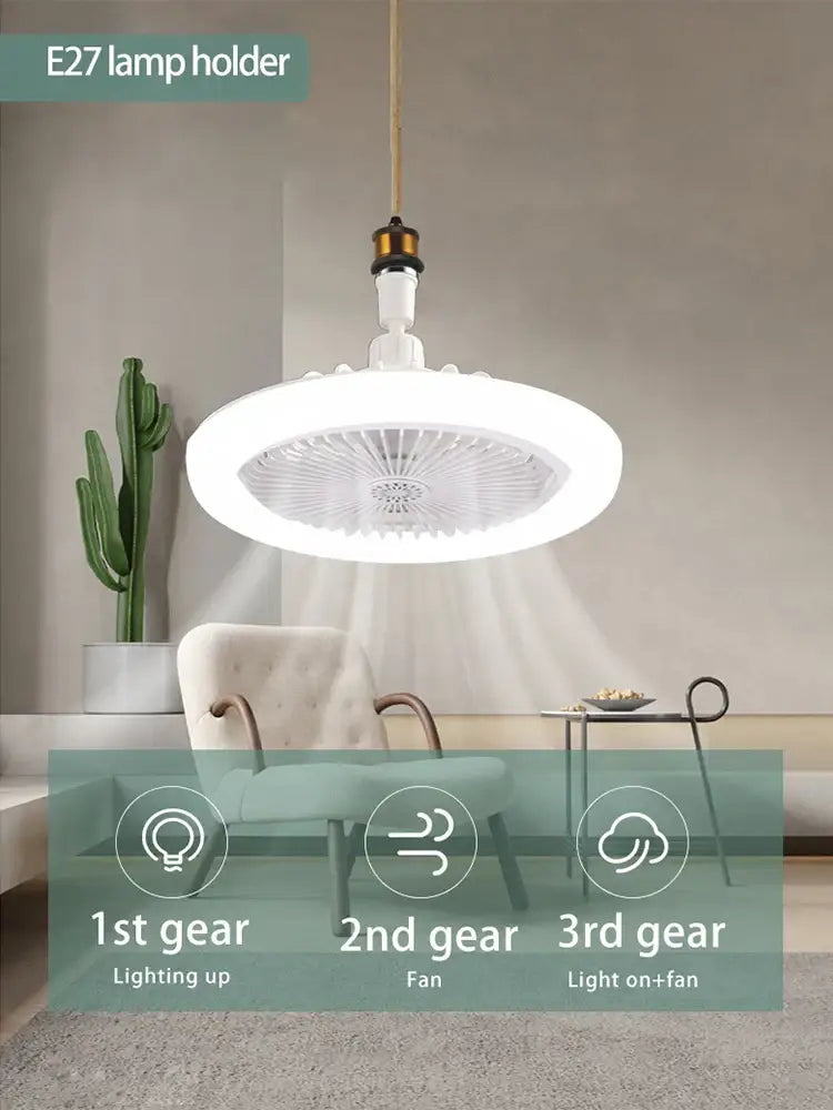 White Ceiling Fan Light