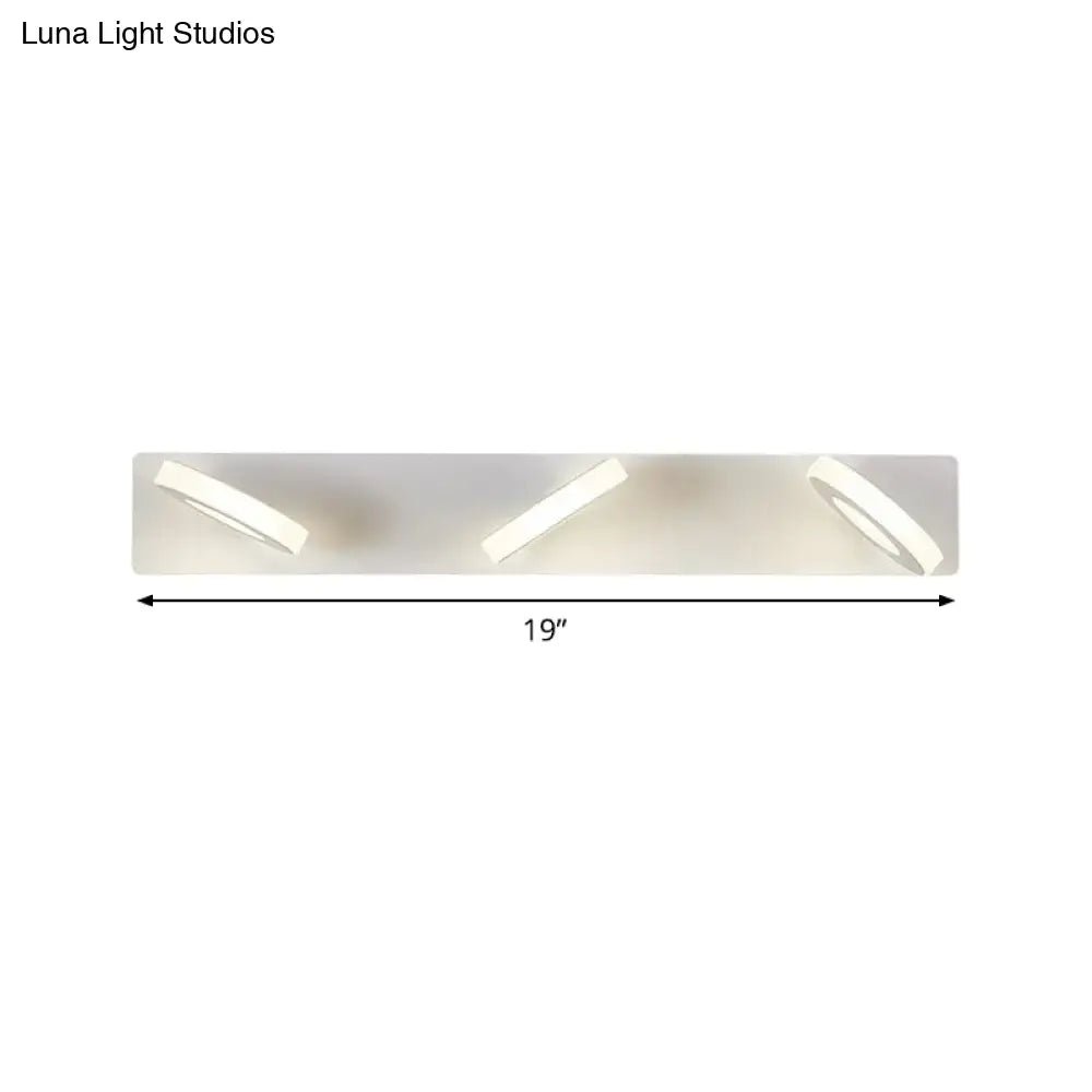White Adjustable Wall Light