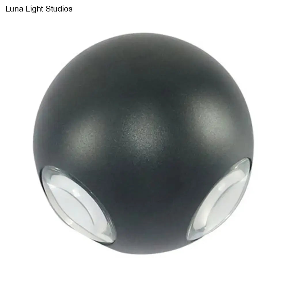 White Dome Wall Sconce