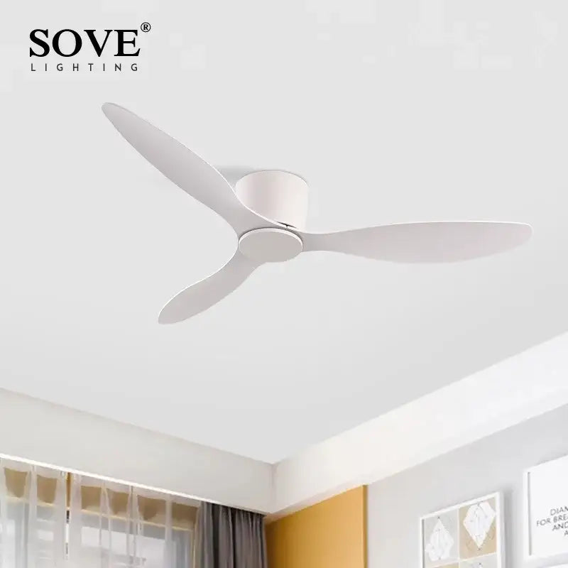 White DC Motor Ceiling Fan