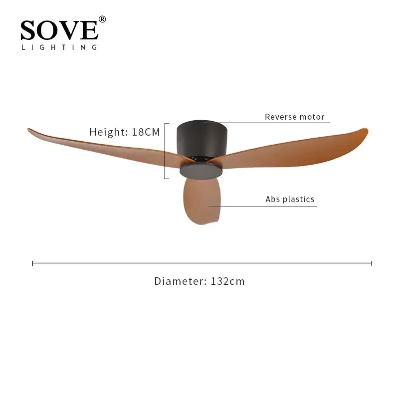White DC Motor Ceiling Fan