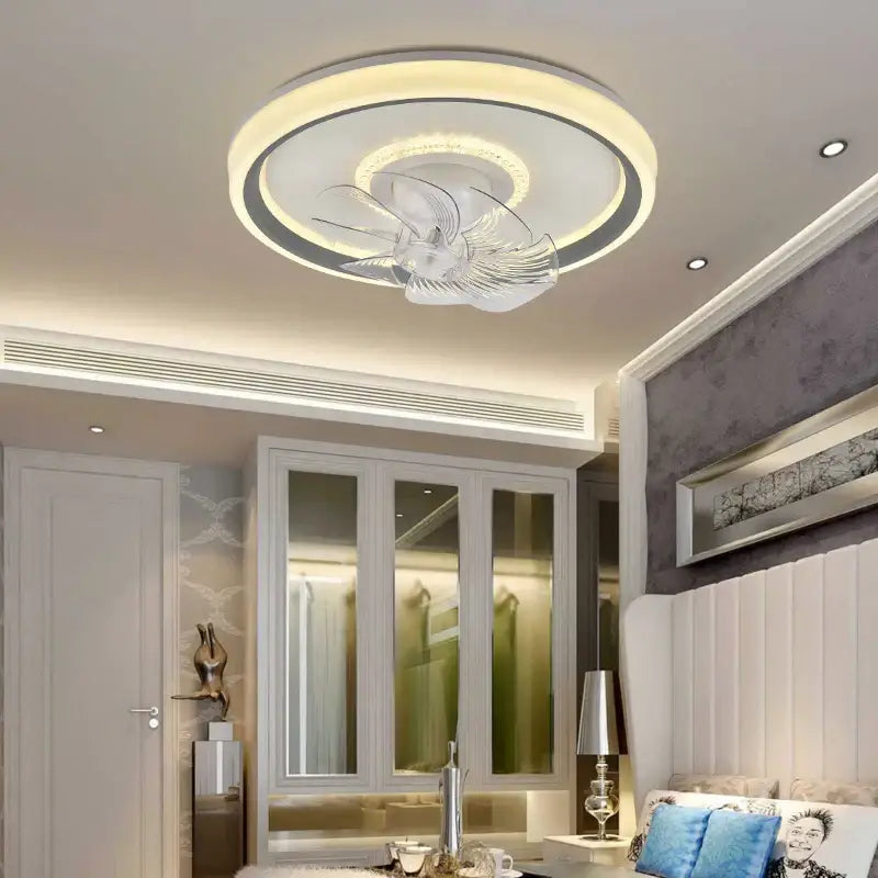 White Rotating Ceiling Fan