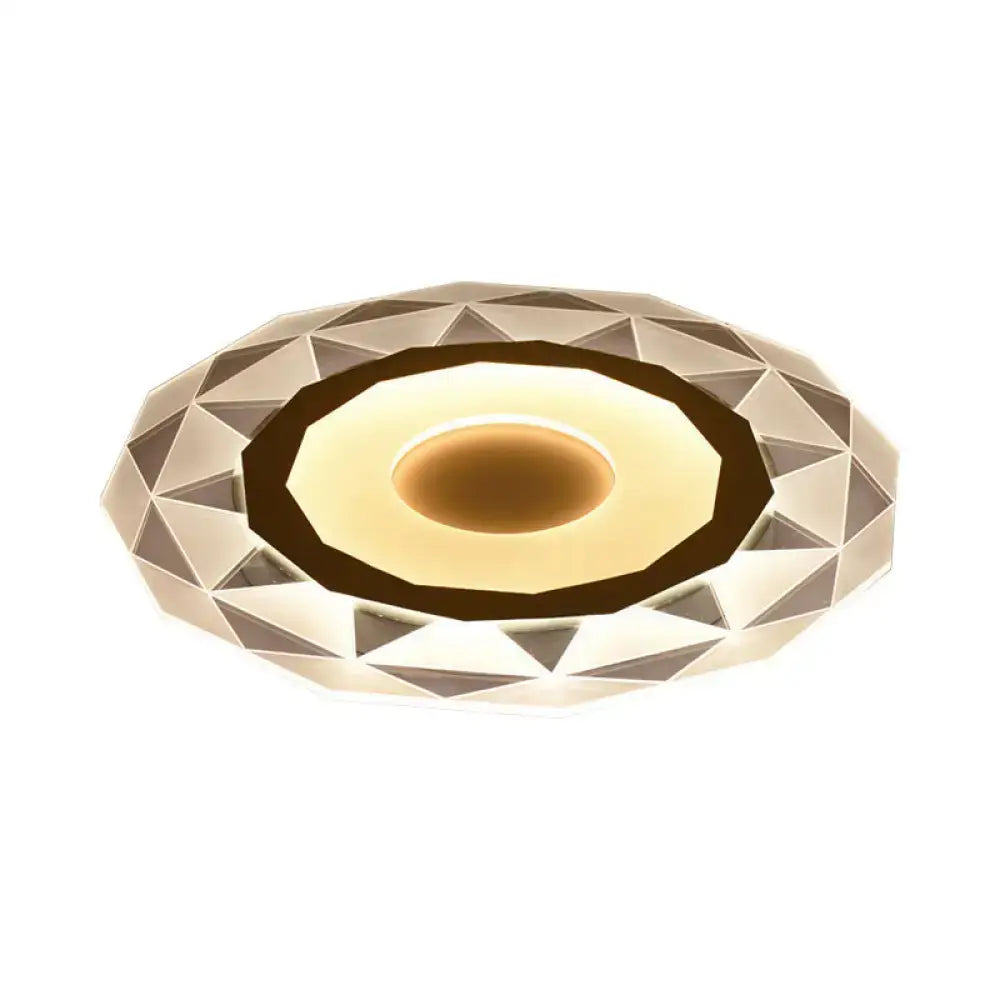 White Acrylic LED Table Lamp